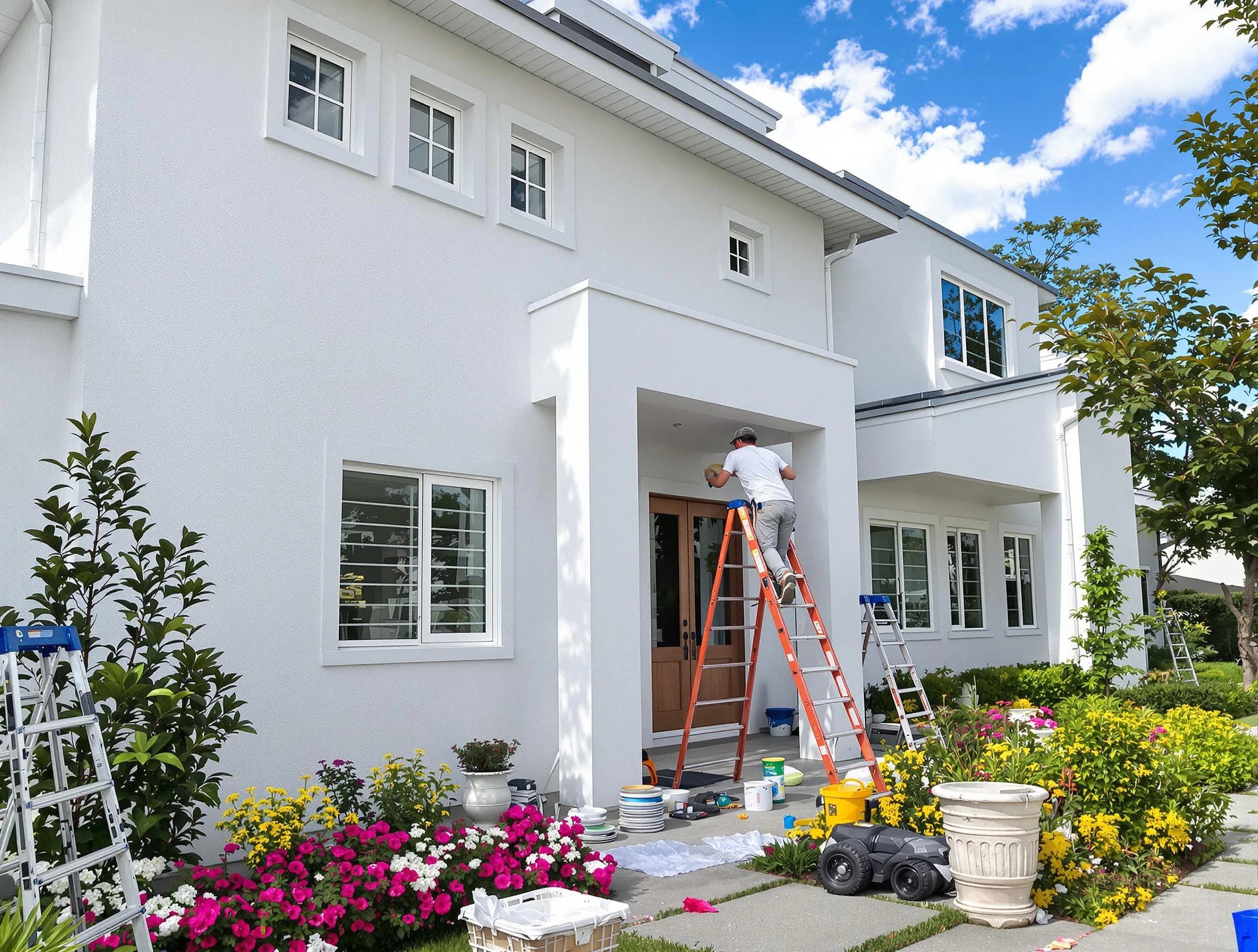 Sun Lakes House Painters team delivering a fresh exterior coat in Sun Lakes, AZ