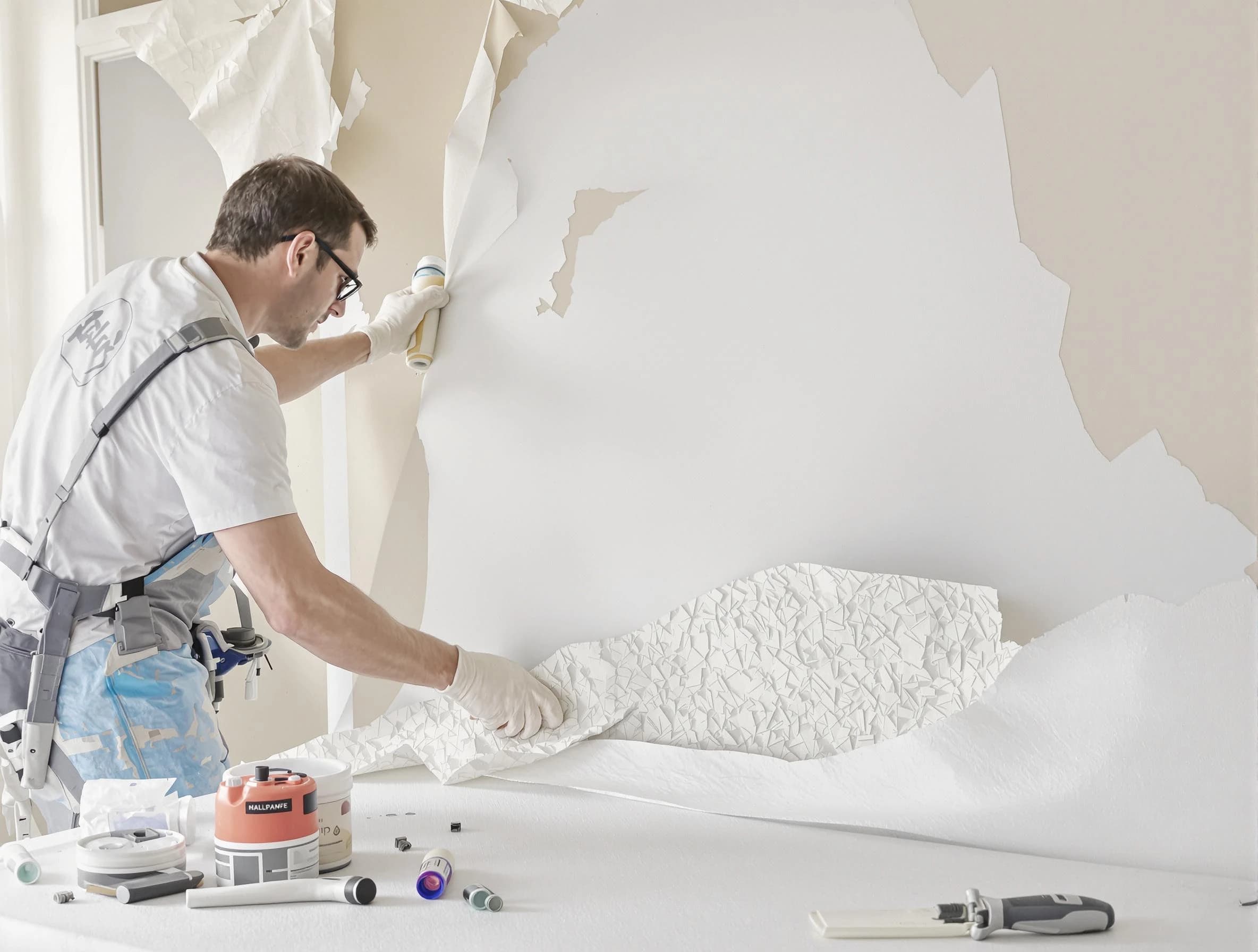Detailed wallpaper removal and wall prep by Sun Lakes House Painters in Sun Lakes